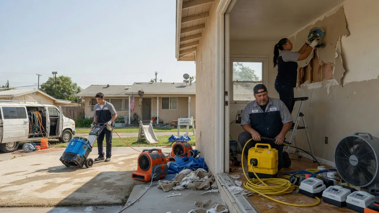 Water Damage Restoration in Stevinson, CA near me